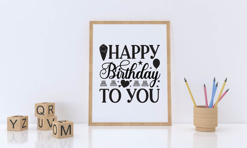 Birthday SVG, Birthday Quotes SVG cut file SVG BB Type Studios 