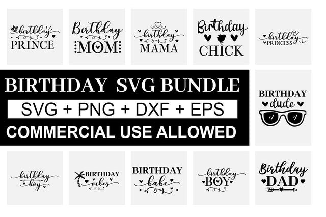 Birthday SVG Bundle. friendship svg, best friends bundle, SVG Designangry 