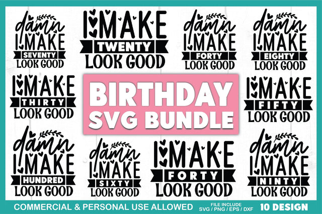 Birthday SVG Bundle SVG Ariyan 