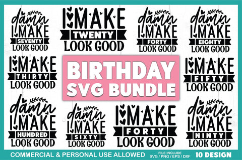 Birthday SVG Bundle SVG Ariyan 