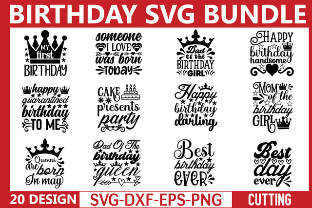 Birthday svg bundle SVG designer krishna 