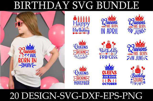 Birthday SVG Bundle SVG Shahin alam 
