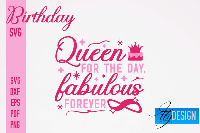 Birthday SVG | Happy Birthday Quotes SVG Design | Happy Days SVG SVG Fly Design 