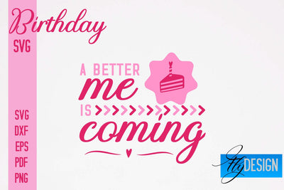 Birthday SVG | Happy Birthday Quotes SVG Design | Happy Days SVG SVG Fly Design 