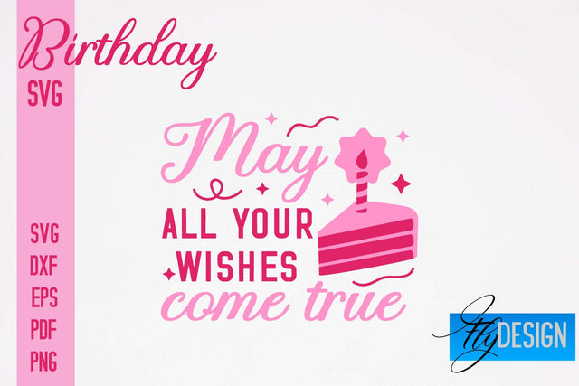 Birthday SVG | Happy Birthday Quotes SVG Design | Happy Days SVG SVG Fly Design 