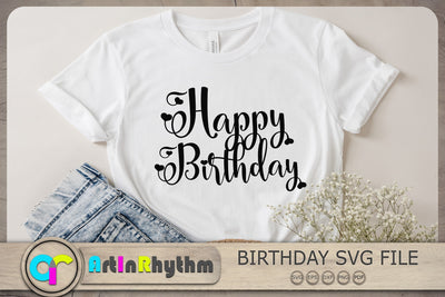 Birthday Svg, Happy Birthday Svg, Birthday Clipart SVG Artinrhythm shop 