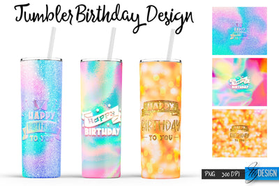 Birthday Tumblers | Birthday Tumbler Sublimation | PNG 20 Oz Tumbler | Tumbler Wrap Sublimation Fly Design 