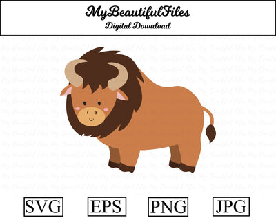 bison - animal SVG MyBeautifulFiles 