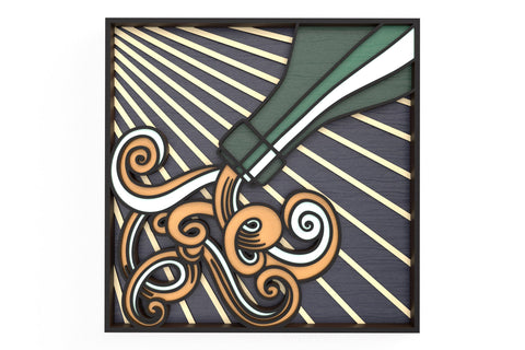 Bit of Bubbly Champagne layered SVG cut files SVG Angel on Empire 