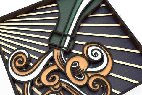 Bit of Bubbly Champagne layered SVG cut files SVG Angel on Empire 