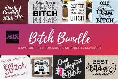 Bitch Mini Set SVG Design Bundle | So Fontsy SVG Crafting After Dark 