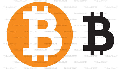 Bitcoin symbol SVG TribaliumArtSF 