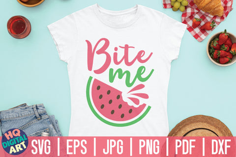 Bite me SVG | Watermelon SVG SVG HQDigitalArt 