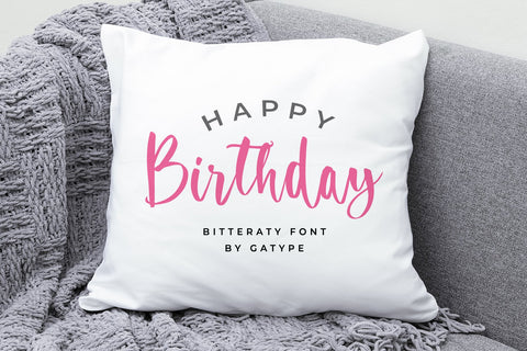 Bitteraty Font gatype 