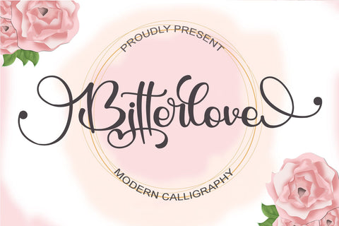 Bitterlove Font Afandi Studio 