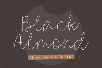 Black Almond Font Font Balpirick 