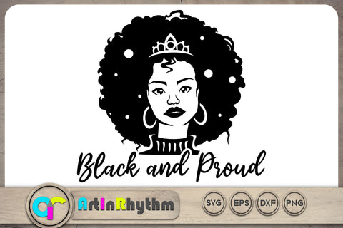 Black and proud SVG / Black history month SVG SVG Artinrhythm shop 