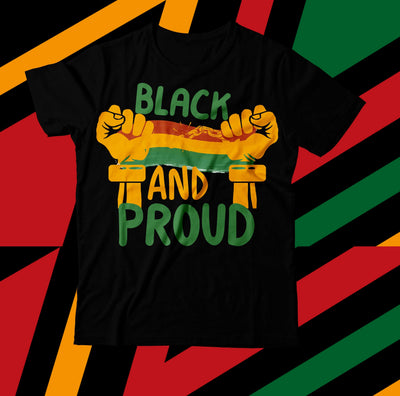 Black And Proud SVG Cut File, Black And Proud SVG Quotes , Black History SVG Cut File SVG BlackCatsMedia 
