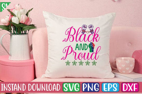 Black and Proud SVG Cut File SVG Studio Innate 