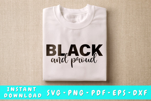 Black And Proud SVG SVG HappyDesignStudio 