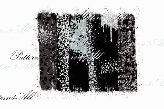 Black And Silver Glitter Brush Stroke Background PNG, Digital Download, Sublimation element Design,Brushstroke Sublimation,Instant Download, Sublimation ArtStudio 