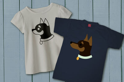 Black and Tan Chihuahua and Min Pin Toy Dog Faces SVG Risa Rocks It 