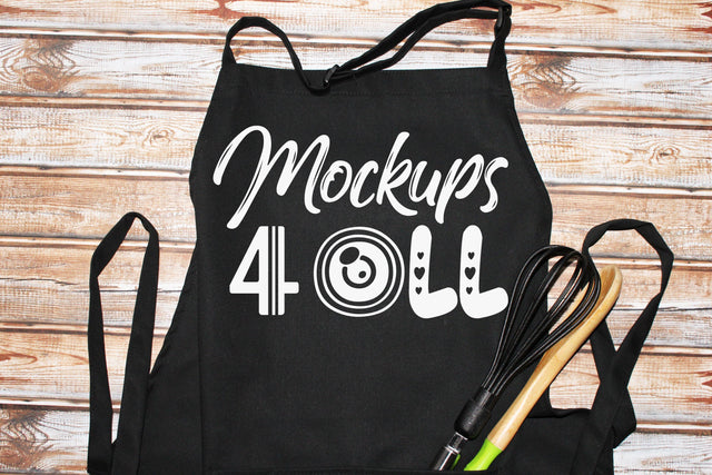 Black Apron Mockup, Baking Mockup,Kitchen Apron, Flat lay image, Manly Apron,BBQ Apron,Grilling Gifts for Men,"Grill Season",Father's Day Mockup Mock Up Photo ArtStudio 