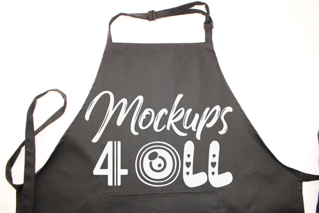 Black Apron Mockup, Baking Mockup,Kitchen Apron, Flatlay, Manly Apron,BBQ Apron,Grilling Gifts for Men,"Grill Season",Father's Day Mockup Mock Up Photo ArtStudio 