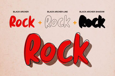 Black Archer Font Dumadistyle 