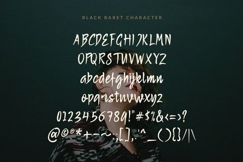 BLACK BARET Font toni_std 