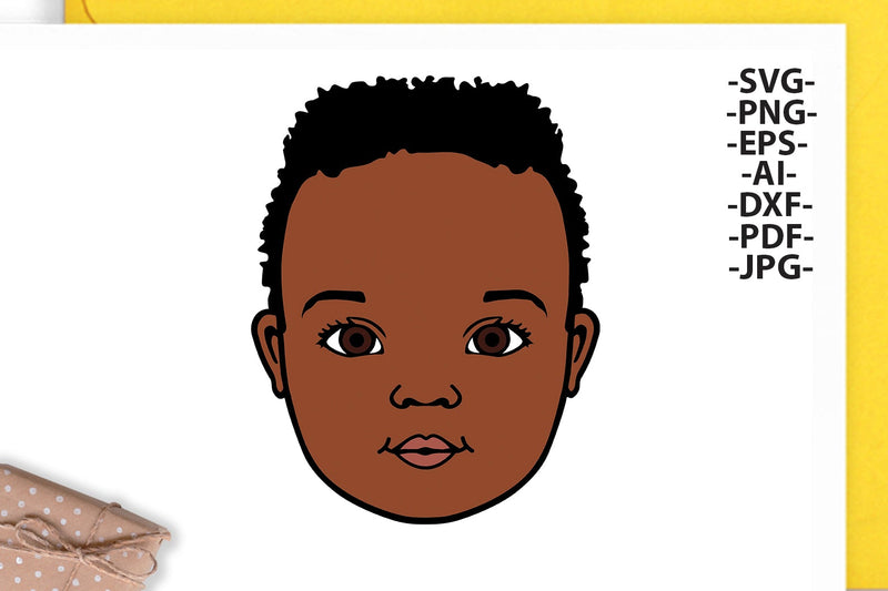 Black Boy Svg, Peekaboo boy Svg, Little Black Boy, Black kid, Afro Boy ...