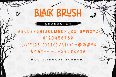 Black Brush - Brush Display Font Font Alpaprana Studio 