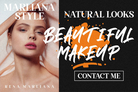 BLACK BRUSH Font Letterena Studios 