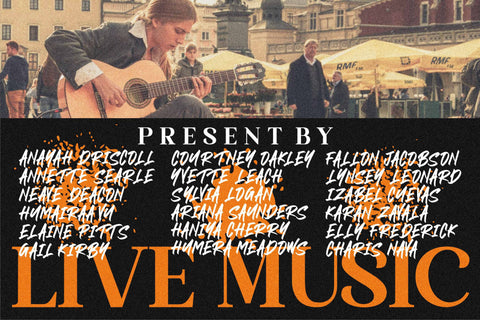 BLACK BRUSH Font Letterena Studios 