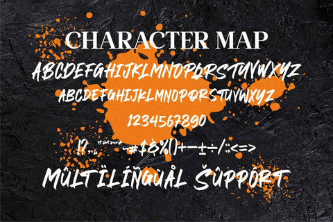 BLACK BRUSH Font Letterena Studios 