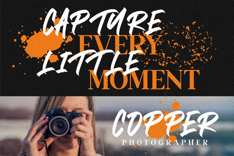 BLACK BRUSH Font Letterena Studios 