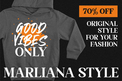 BLACK BRUSH Font Letterena Studios 