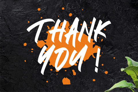 BLACK BRUSH Font Letterena Studios 