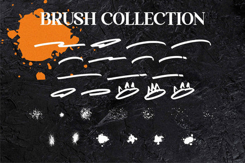 BLACK BRUSH Font Letterena Studios 