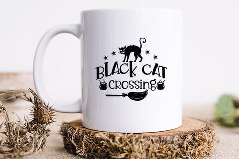 Black Cat Crossing SVG Angelina750 