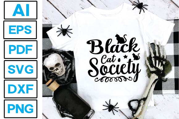 Black Cat Society SVG Craftlabsvg24 