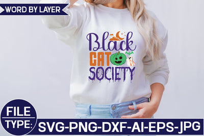 Black Cat Society SVG Cut File SVG Studio Innate 