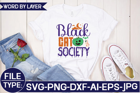Black Cat Society SVG Cut File SVG Studio Innate 