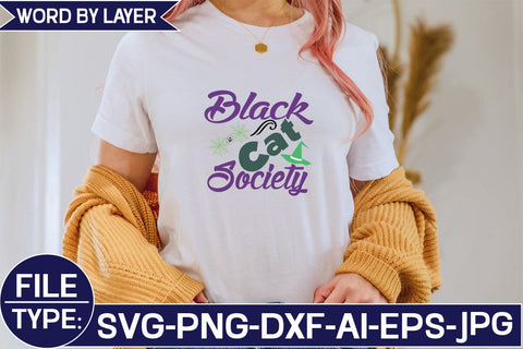 Black Cat Society SVG Cut File SVG Studio Innate 