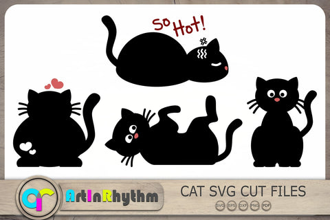 Black Cat Svg Bundle, Black Cats Svg, Cats Svg, Cat Cliparts SVG Artinrhythm shop 