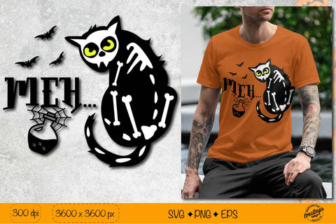 Black cat SVG| Halloween SVG| Creepy cats SVG Createya Design 