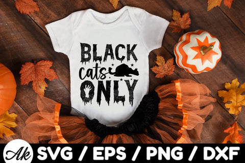 Black cats only svg SVG akazaddesign 