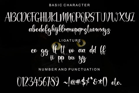 Black Catthie Font Afandi Studio 