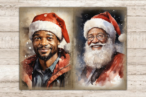 Black Christmas Junk Journal | Xmas Printable Paper SVG GlamArtZhanna 