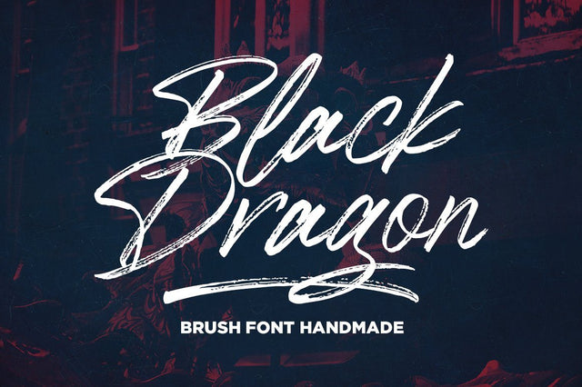 Black Dragon Font Megatype 